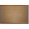 Quartet Bulletin Board, 3'x2', Light Cherry Frame QRTB243LC - alternate 2